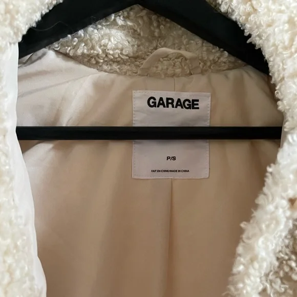 GARAGE COZY TEDDY JACKET🤍 - Picture 4 of 5
